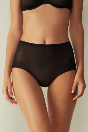 Black Intimissimi Invisible Touch Hipster | ECAVG73210