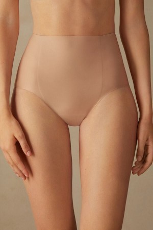 Natural Intimissimi Raw-Cut Microfiber Briefs | SCANY60603