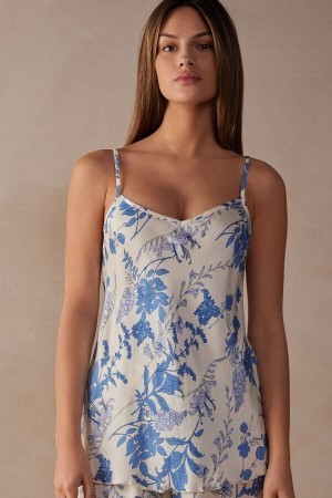 Print Intimissimi Feeling Beautiful Satin Top | MCAHR28549