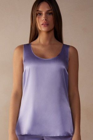 Violet Intimissimi Silk and Modal Tank Top | LCATR58300