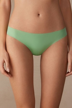 Green Intimissimi Brazilian Panties in Seamless Ultra Light Microfiber | GCAEC75872