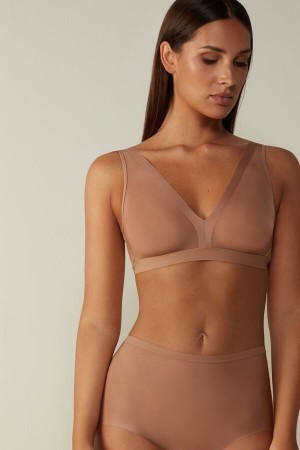 Natural Intimissimi Lara Invisible Touch Triangle Bra | ECAHC70543