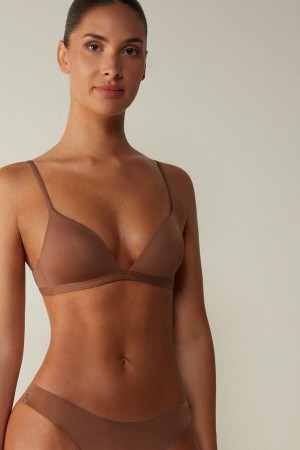 Natural Intimissimi Tiziana Microfiber Triangle Bra | LCASX40056