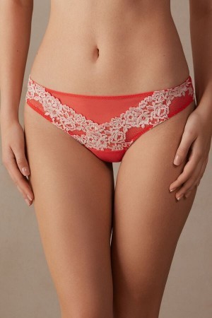 White Intimissimi Pretty Flowers Brazilian | ECAHC26740