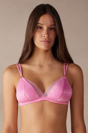 Pink Intimissimi Cool Minimal Emma Triangle Bra | BCASO56924