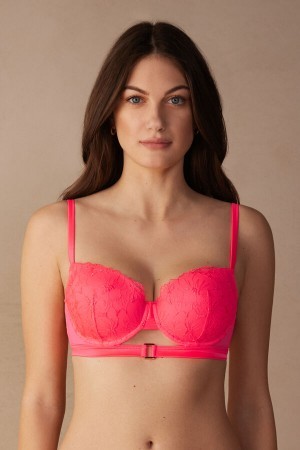 Pink Intimissimi Pure Joy Sofia Balconette Bra | CAEGJ14355