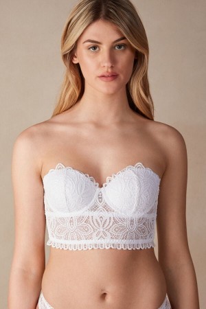 White Intimissimi Hot Summer Days Giada Balconette Bustier | CAJZR48326