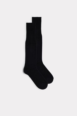 Black Intimissimi Tall Warm Cotton Socks | BCASO58330