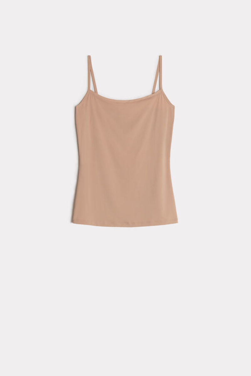 Natural Intimissimi Light Microfiber Cami | CAZPD34628