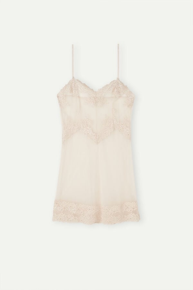 Natural Intimissimi Pretty Flowers Babydoll | CACIF50522