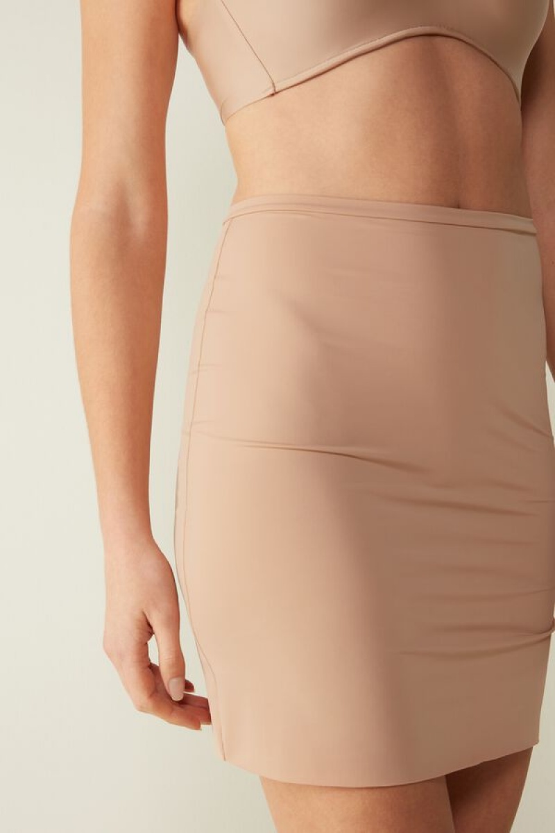 Natural Intimissimi Skirt in Microfiber | TCAPQ52191