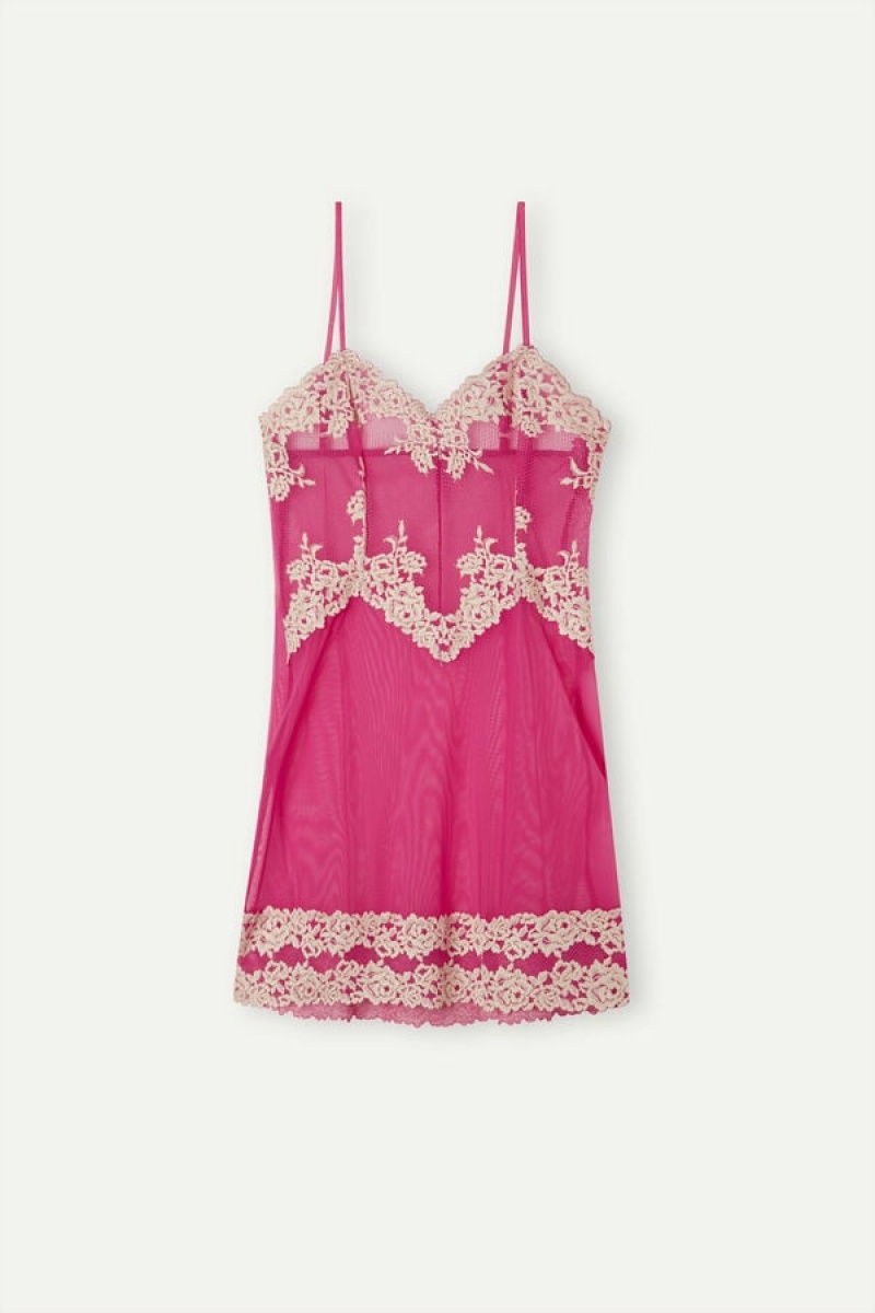 Pink Intimissimi Pretty Flowers Babydoll | LCASX20435