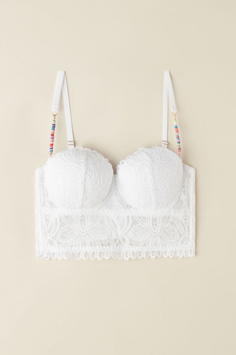 White Intimissimi Hot Summer Days Giada Balconette Bustier | MCAFT21441