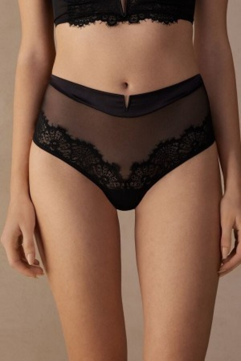 Black Intimissimi Stunning Beauty Hipster Brazilian | BCASO68434