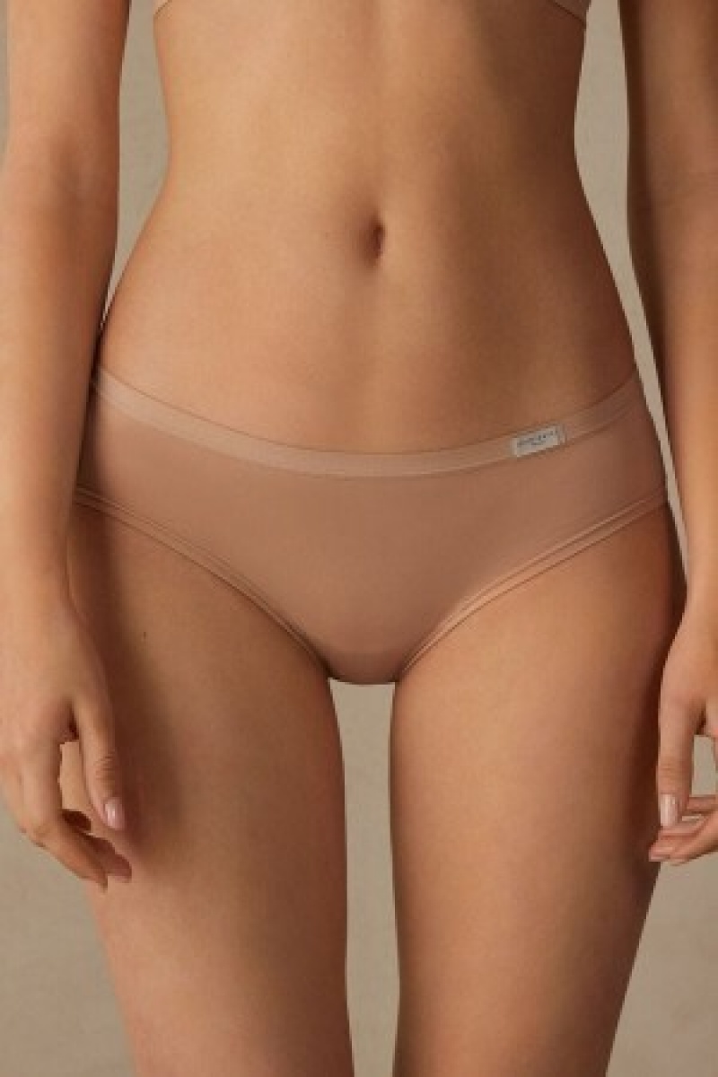 Natural Intimissimi Cozy Panties in Cotton | SCANY20340