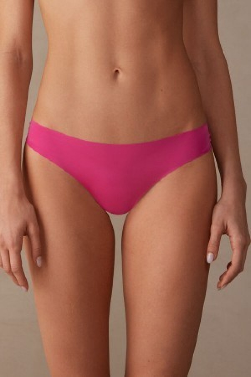 Pink Intimissimi Brazilian Panties in Seamless Ultra Light Microfiber | CANEJ58477