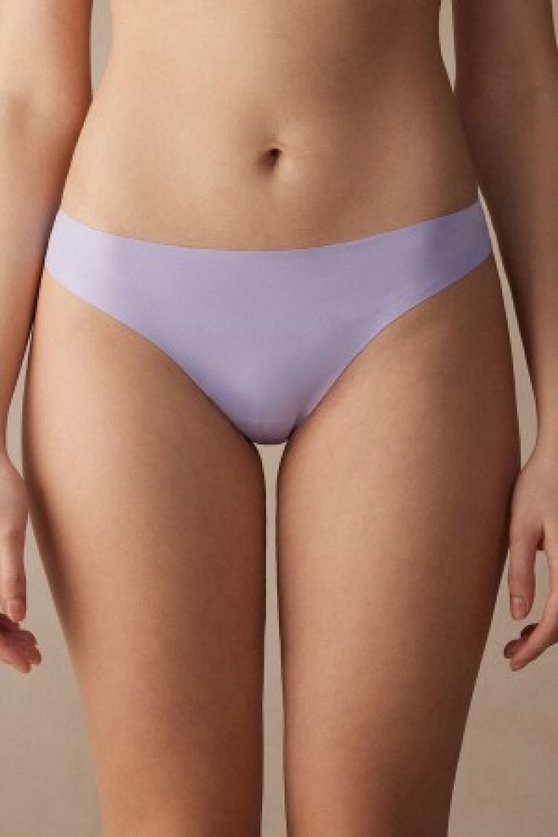 Violet Intimissimi Brazilian Panties in Seamless Ultra Light Microfiber | MCAFT31883