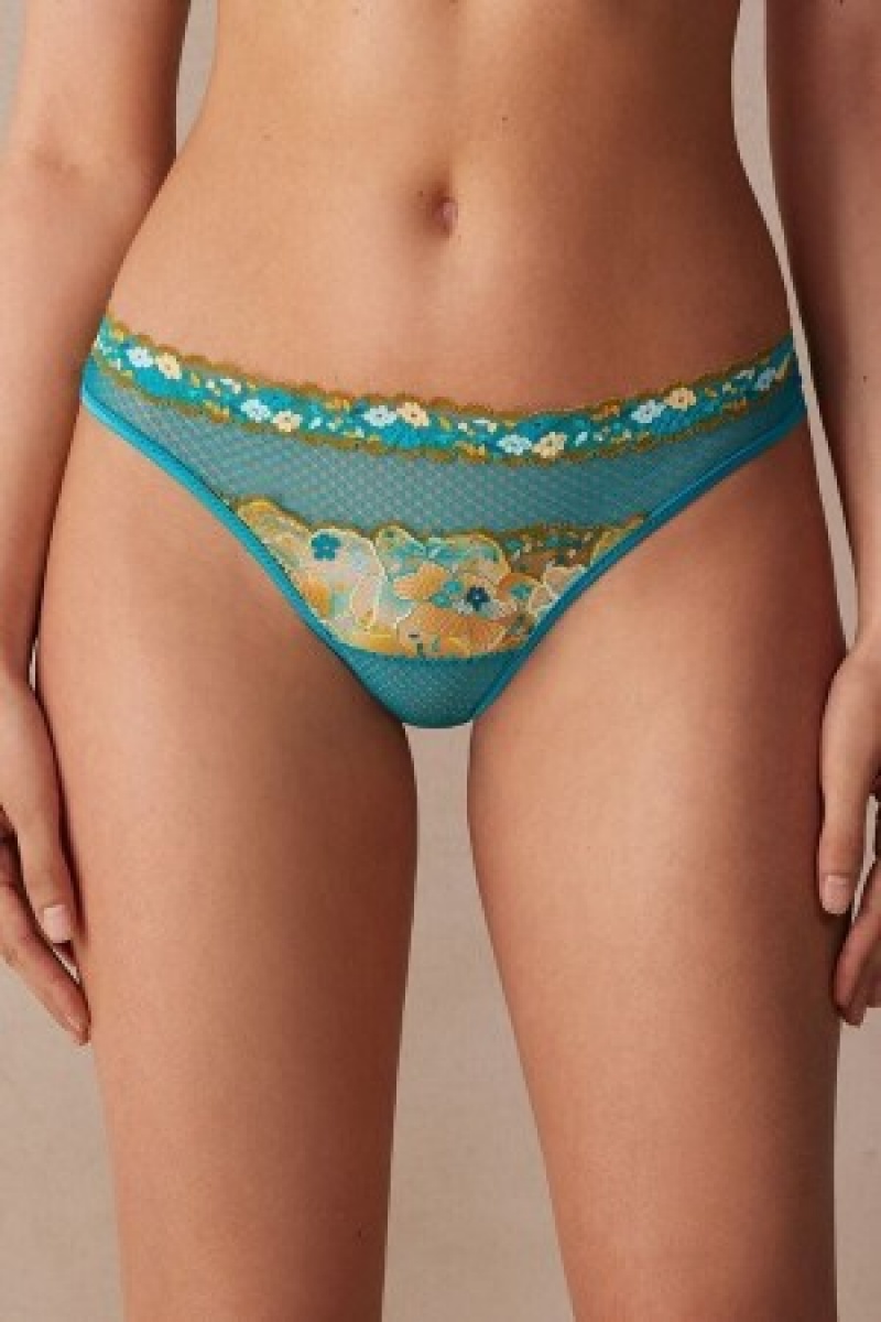 Blue Intimissimi Summer Vibes Brazilian | TCAPQ98420