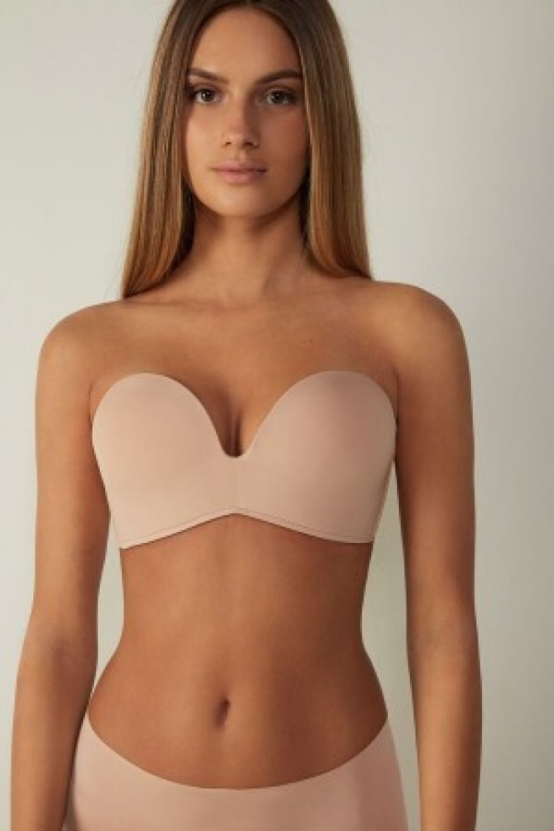 Natural Intimissimi Laura Microfiber Bandeau Bra | CAQCS48424