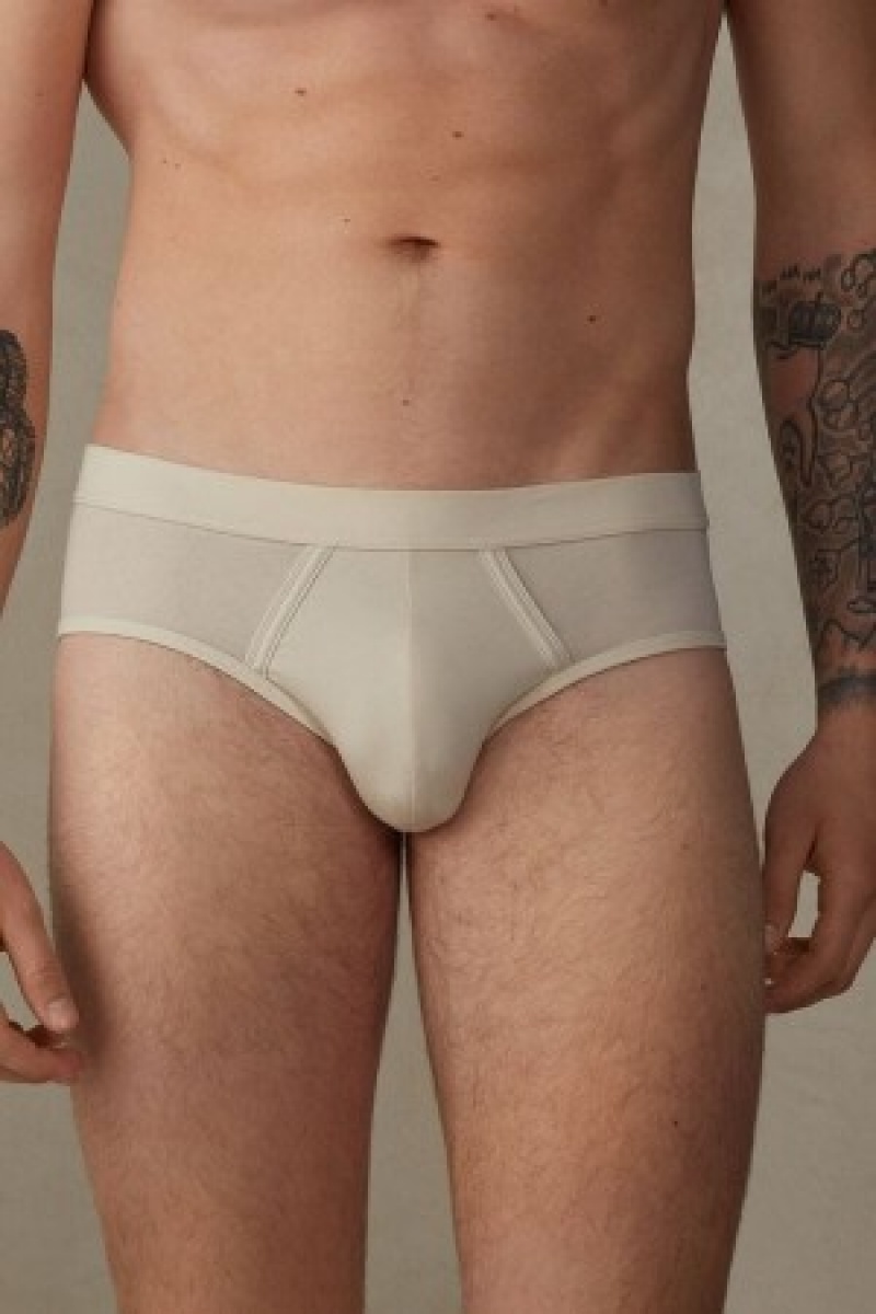 Natural Intimissimi Natural Fresh Supima® Cotton Briefs | TCAPQ74240