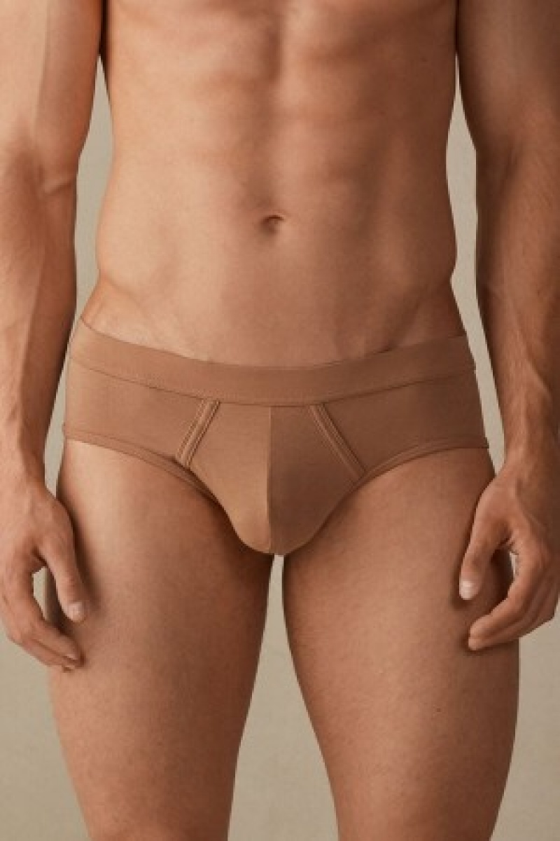 Natural Intimissimi Natural Fresh Supima® Cotton Briefs | GCAUC25234